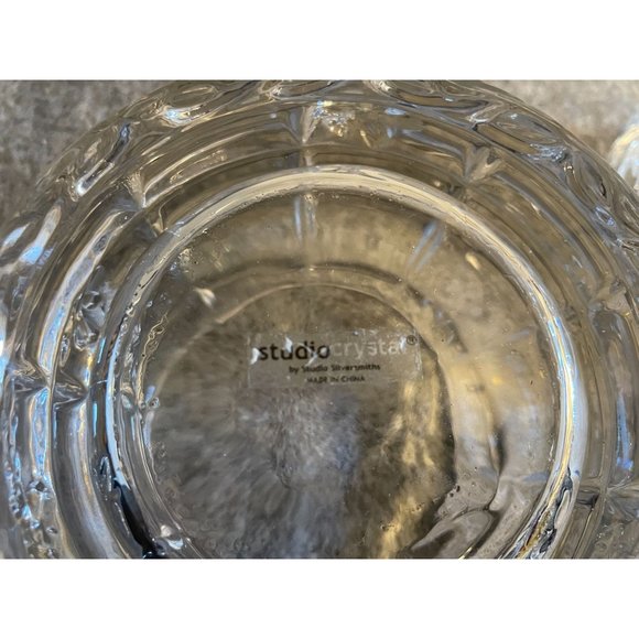 Studio Crystal Bee Hive Honey Pot With Dipping Stick  #1388 - Picture 4 of 4